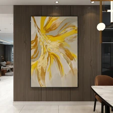 French Color Hand painted Oil Painting Three Dimensional Living Room Corridor