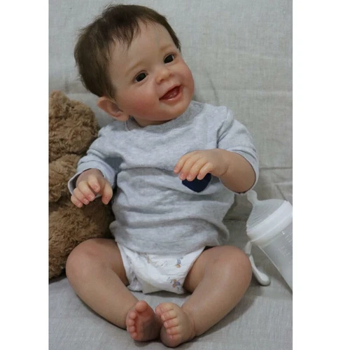 23'' Lifelike Reborn Babypuppe Neugeborenes Mädchen Boy Baby Doll Gifts - Bild 6 von 10