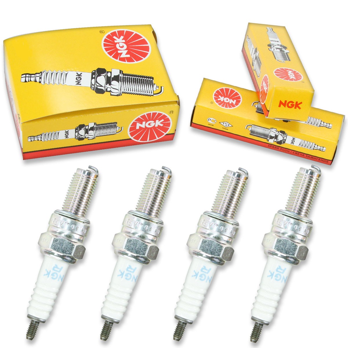 4pcs 2010 Arctic Cat 450 EFI H1 4x4 Auto NGK Standard Spark Plugs 443cc 27ci du