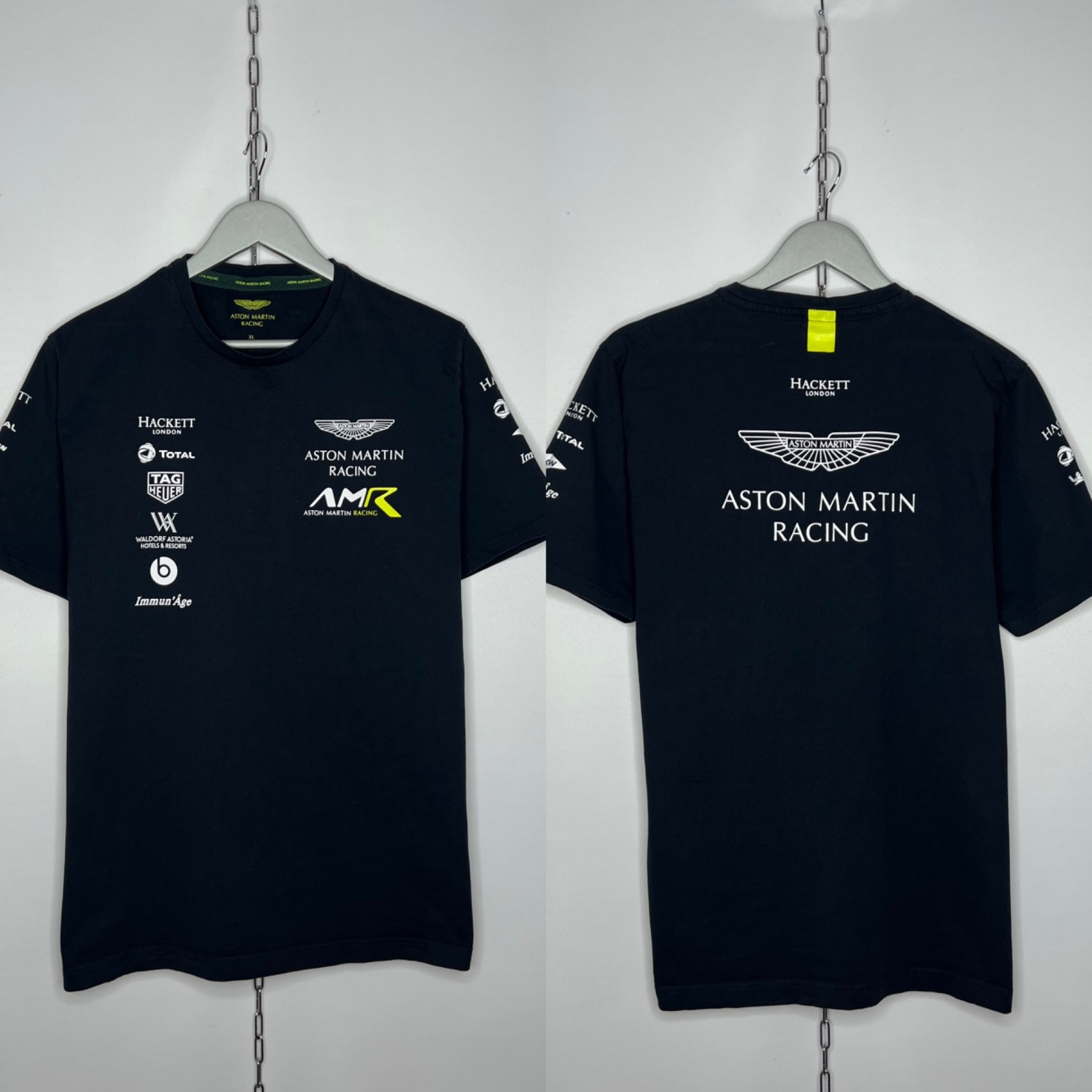 Hackett Aston Martin Racing Big Logo T-Shirt Tee F1