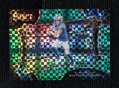 2023 Panini Select Field Level Green Prizm 2/5 Matthew Stafford #356 0yp5