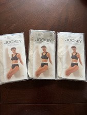 Vintage 3 PAIRS Jockey Classics French Cut Panties underwear Size 7 NEW IVORY
