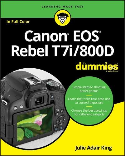 Canon EOS Rebel T7i/800D For Dummies King Paperback John Wiley & Sons - Image 2