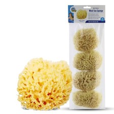 Baby Buddy Absorbent Natural Bath Sponge, Ultra Soft Premium Sea Wool Sponge, So