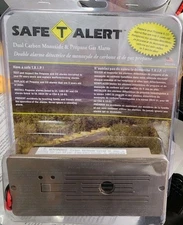 Safe-T-Alert 35-742-BL RV CO & Propane Gas Alarm 12V Flush Mount Brown Open Box