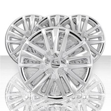 Set Of 4 18 15 Spoke Snap-on Wheel Skins For 2021-2025 Toyota Camry Se - Chrome
