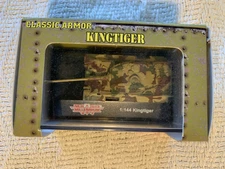 New Millennium Toys Classic Armor Kingtiger Die Cast Tank 1:144 Scale 2005 New