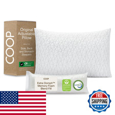 Coop Home Goods Original Adjustable Pillow Queen Size Bed Pillows For Sleeping