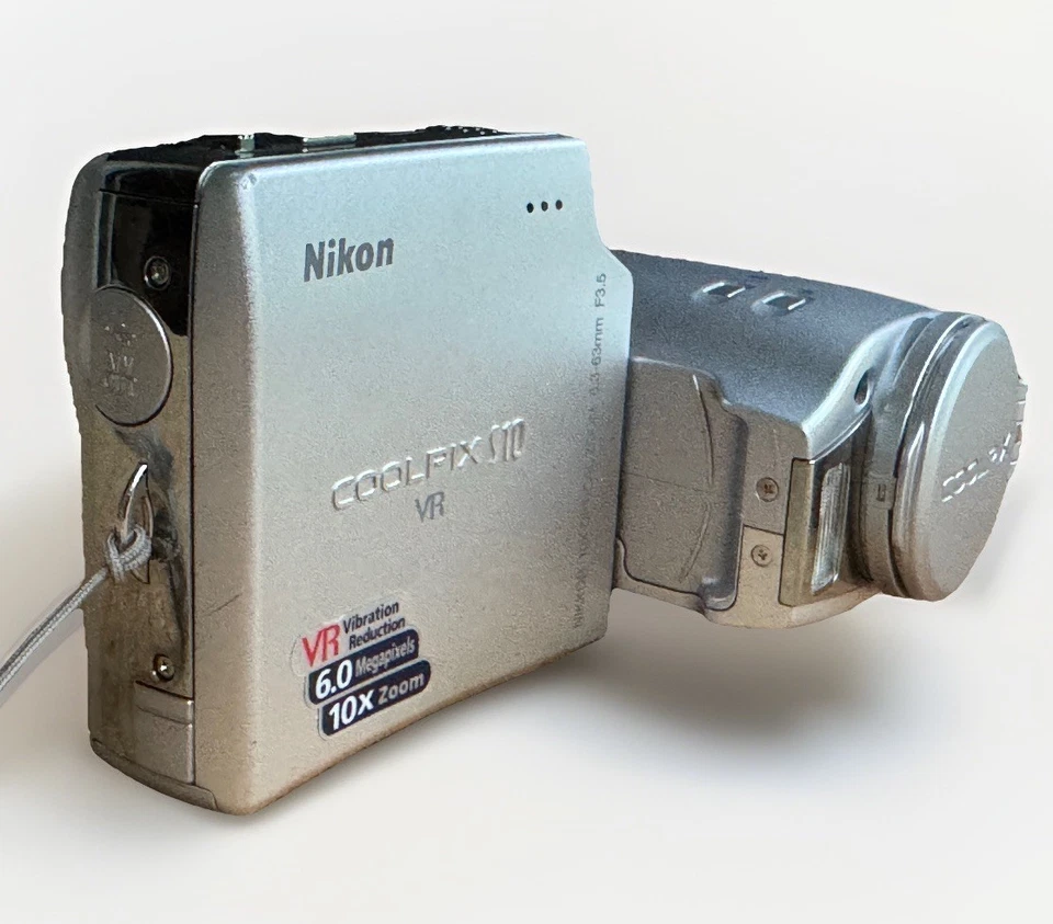 Nikon Coolpix S10 VR Digitalkamera Vintage RAR, 6 MP, 10x Zoom, 100% Funktion ✅ - Bild 4 von 4