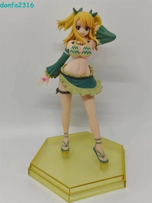 Anime Fairy Tail Lucy PVC Figure Statue Heartfilia Aquarius Ver. 17cm Gift Model