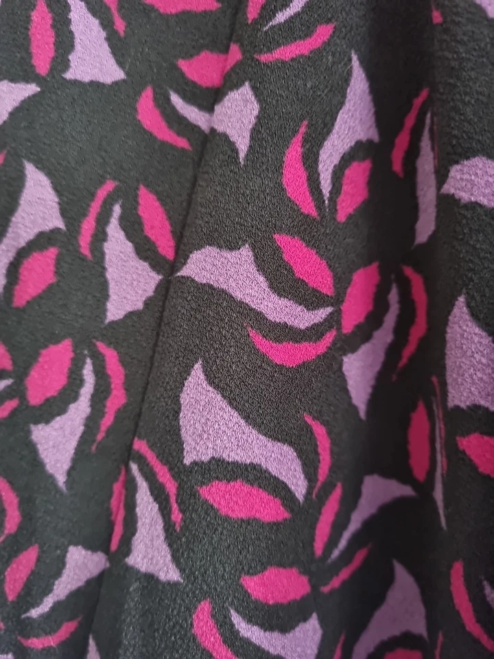 VIYELLA Purple, Pink And Black Blouse Top Size XL 16/18 - Image 3 of 4
