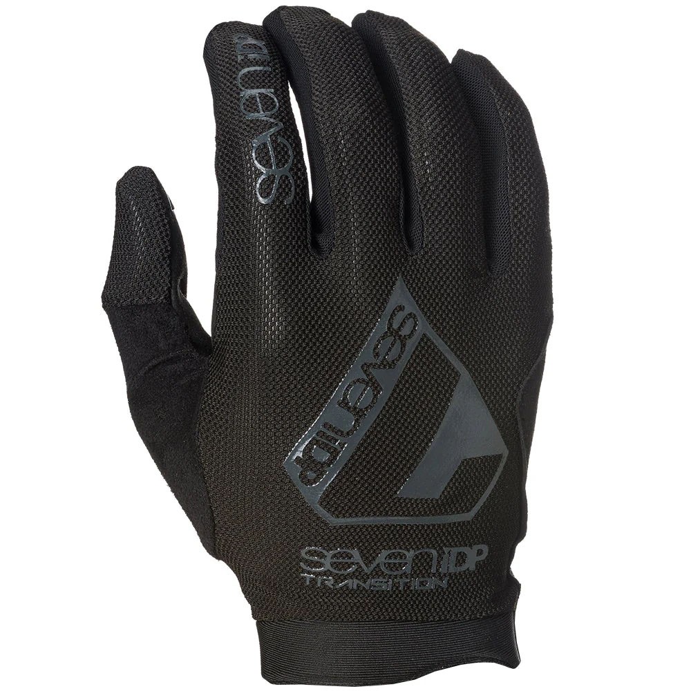 Перчатки 7iDP Transition MTB Gloves XL Black - Легкие, с перфорированной эластичной ладонью