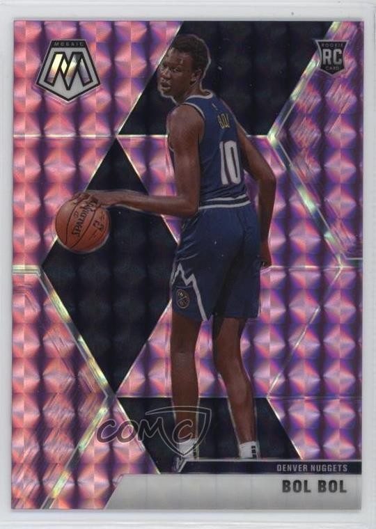 2019-20 Panini Mosaic Rookies Purple Prizm 27/49 Bol Bol #222 Rookie RC