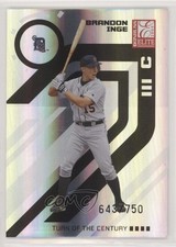 2005 Donruss Elite Turn of the Century 643/750 Brandon Inge #59 0l2