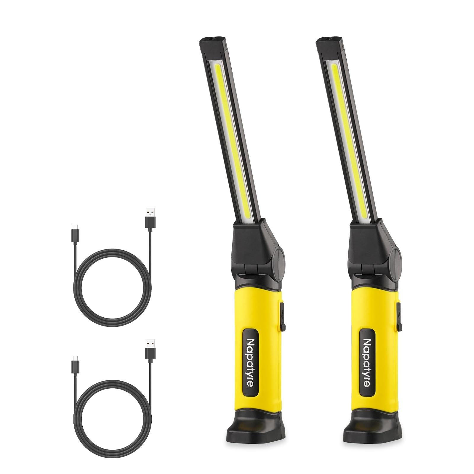 Lampe de travail LED rechargeable 4000mAh baladeuse aimantée sans fil