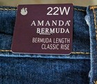 NWT Gloria Vanderbilt Amanda Bermuda Short 22W — photo 2