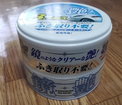 SOFT99 MIRROR SHINE Solid Car Wax 200g für Light Color 00373