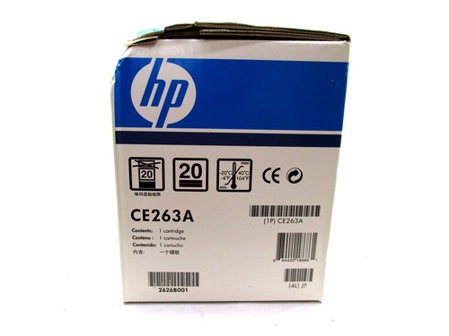 GENUINE HP LaserJet MAGENTA Toner (CE263A, CP4025, CE4525) NEW SEALED OEM - Picture 2 of 9