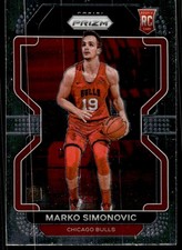 2021-22 Panini Prizm Marko Simonovic Chicago Bulls #166