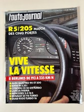 Revue/ Magazine L'Auto Journal n°10 Juin 1985 Vive la vitesse