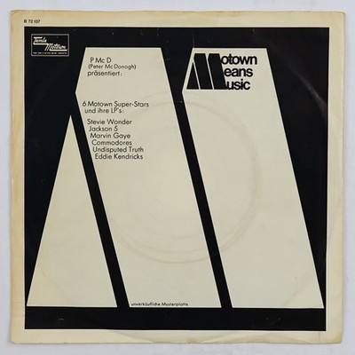 Various - Motown Means Music 7'' EP Comp Promo 1974