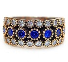 Ottoman Empire 2CT Heat Treated Kyanite 925 Sterling Silver Ring Sz 8 H4-3 — photo 1