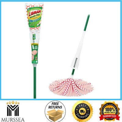 Libman Wonder Mop Home Floor Cleaning premium synthetic fabric Full Length