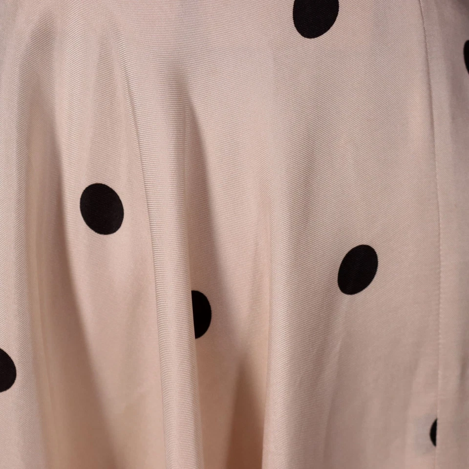 Vestido de cóctel vintage de seda a lunares - Italia años 60 Foto 4 de 4