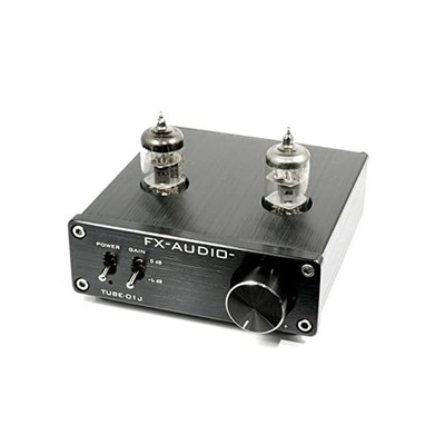 FX-AUDIO- TUBE-01J Röhrenvorverstärker Line Amplifier NFJ Originalmodell schwarz
