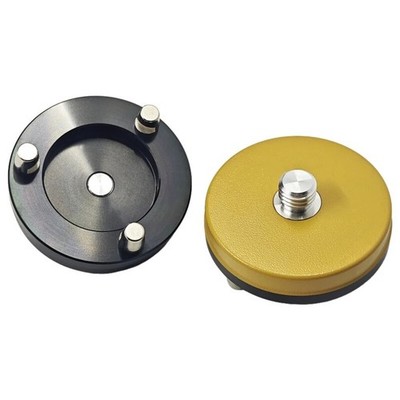 NEW Fixed-type GPS THREE-JAW Tribrach Adapter with 5/8''x11 Mount Rotate Screw [