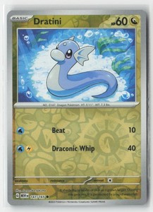Dratini 147/165 Reverse Holo - Scarlet & Violet 151