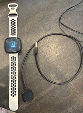 Fitbit Sense 2 Smartwatch Graphite Charger Band Very Good Condition