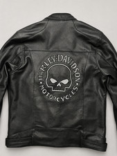 Mens Harley Davidson Reflective Skull Motorcy...