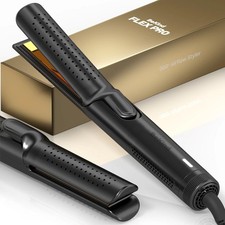 Plancha de pelo y rizador 2 en 1 con revestimiento cer mico para mujer NUEVO US