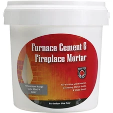 Meeco's Red Devil 1/2 Gal. Gray Furnace Cement & Fireplace Mortar 1355 Meeco's