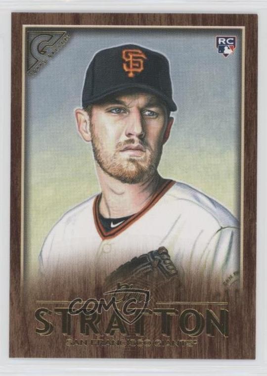 2018 Topps Gallery Wood Chris Stratton #8 Rookie RC 0c6