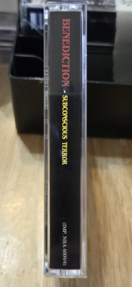 Benediction Subconscious Terror Cassette Tape 1990 Nuclear Blast IMP. NBA 6009/4 - Image 4 of 4