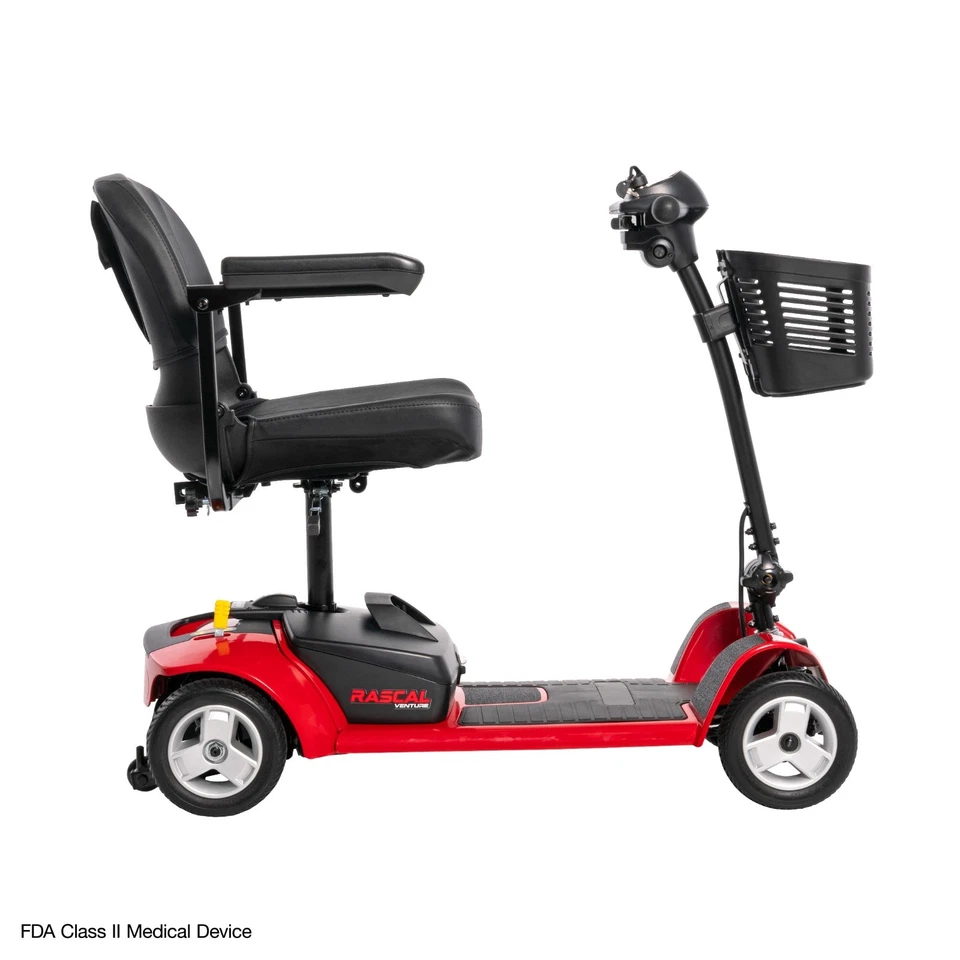 Rascal Venture 4-Wheel Travel Scooter, Lightweight & Durable, Easy Disassembly - Image 3 of 4