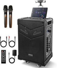 GTSK10-3 3-Way Portable Bluetooth PA Speaker System - Wireless Karaoke Loudsp...