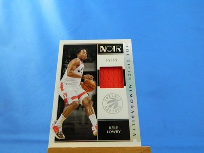 Kyle Lowry Noir 2019-20 Box Office Memorabilia Jersey Materials /99