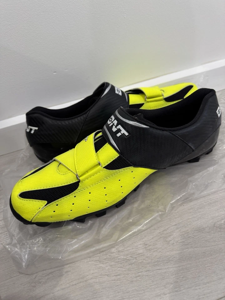 Zapatos de ciclismo Bont Riot Mtb EU 49/US 15 amarillo fluro/verde Foto 3 de 4