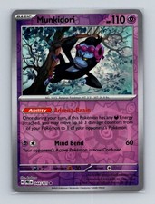 Munkidori 044 2025 Pokemon Prismatic Evolutions Reverse Holo Rare Card NM+ (a)