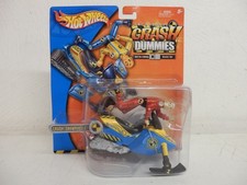 2004 MATTEL - HOT WHEELS - INCREDIBLE CRASH DUMMIES - CRASH SNOWMOBILE - NEW #45