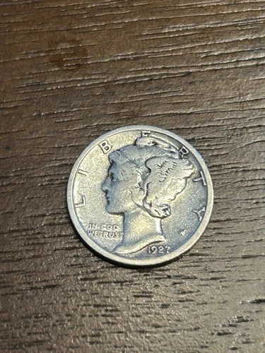 1927S Mercury Dime VG
