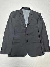 Express Slim Fit Charcoal Gray Blazer Men's Size 38s Jacket