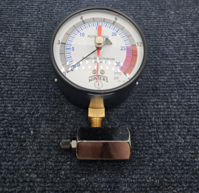 #ad #ad Winters PGTK315CM: Low Pressure Test Gauge w Economy Test Valve 4quot; Dial $52.58