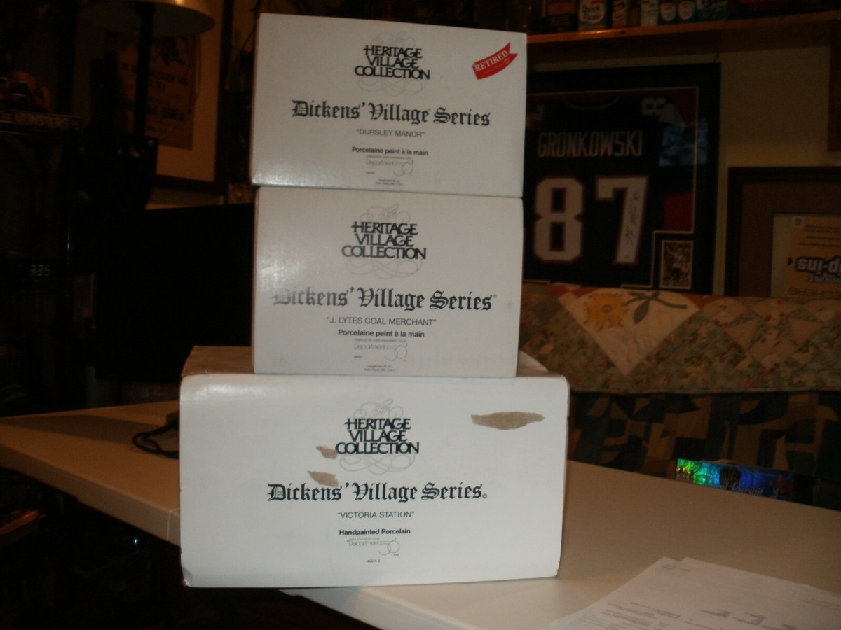 3 department 56 heritage village collection new in box | eBay