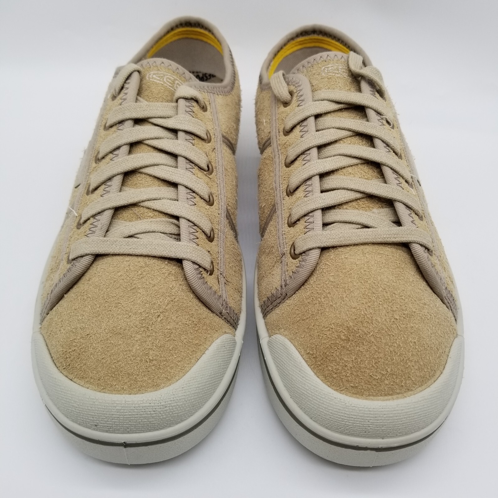 Sneakers casual KEEN Outdoor uomo Eldon Harvest pelle beige taglia 9 stringate basse