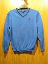 Brooks Brothers Youth Boy's Blue V-neck Pullover Sweater SIZE M