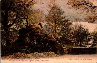 Postcard Word Worth Seat & Rydal Water Ambleside